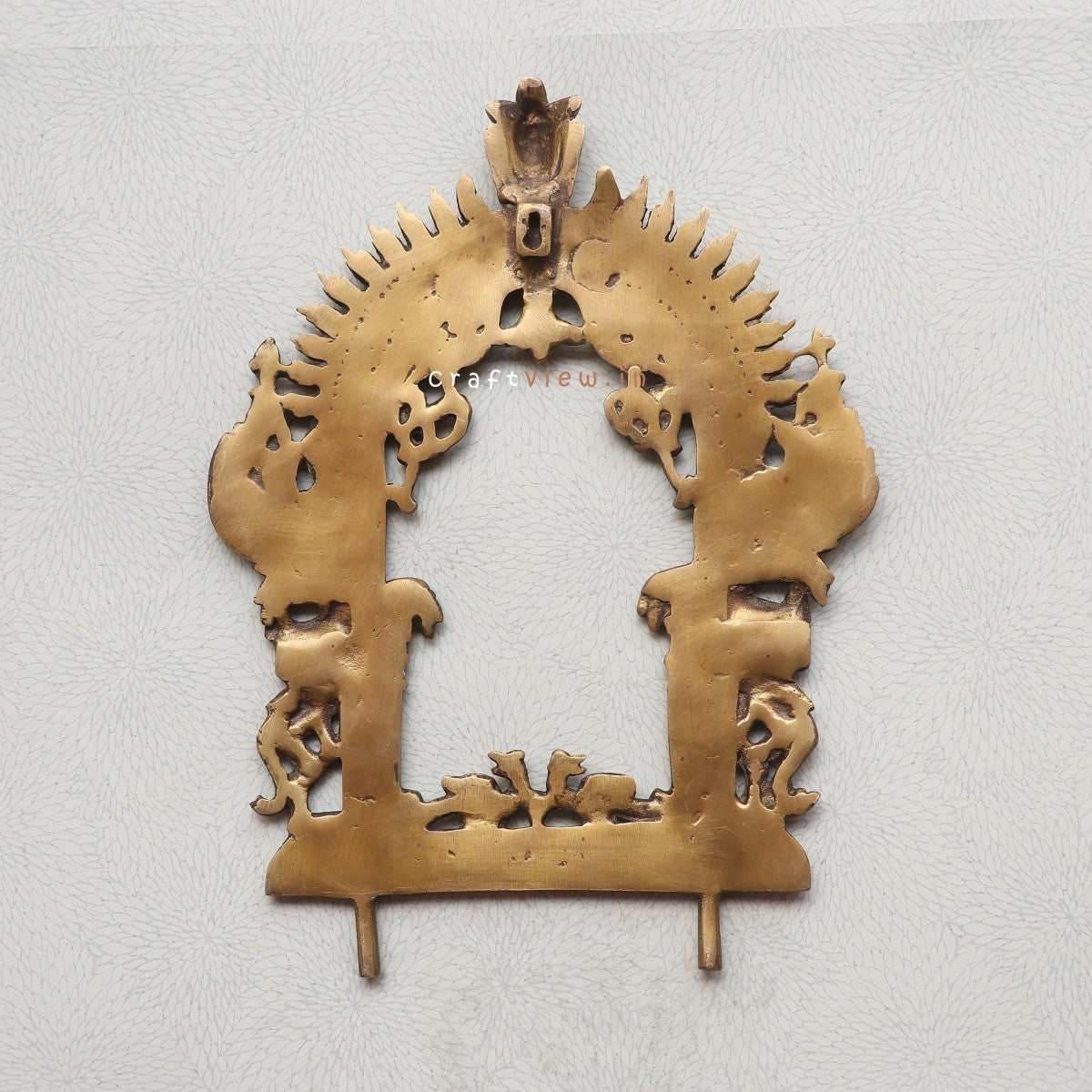 14" Brass Decorative Prabhavali Frame