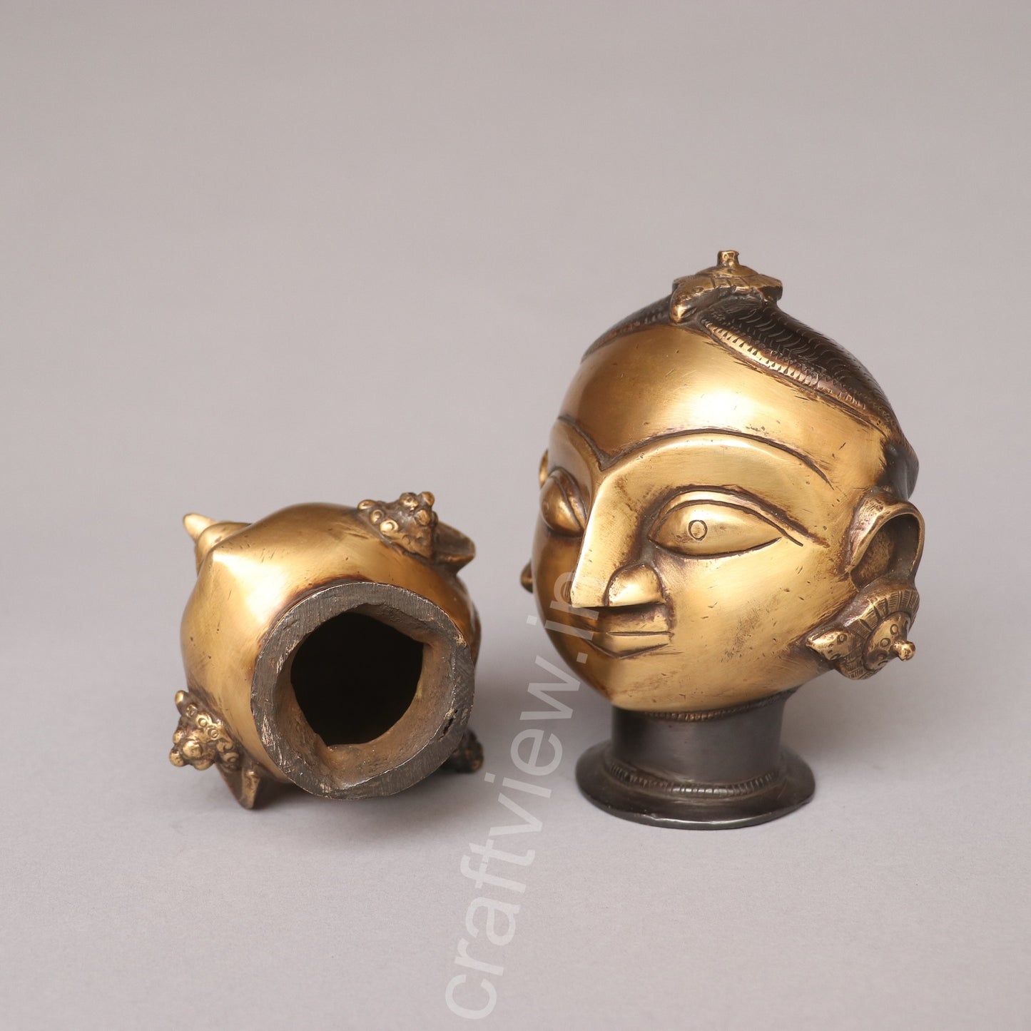 Brass Gauri Heads Mukhalingam