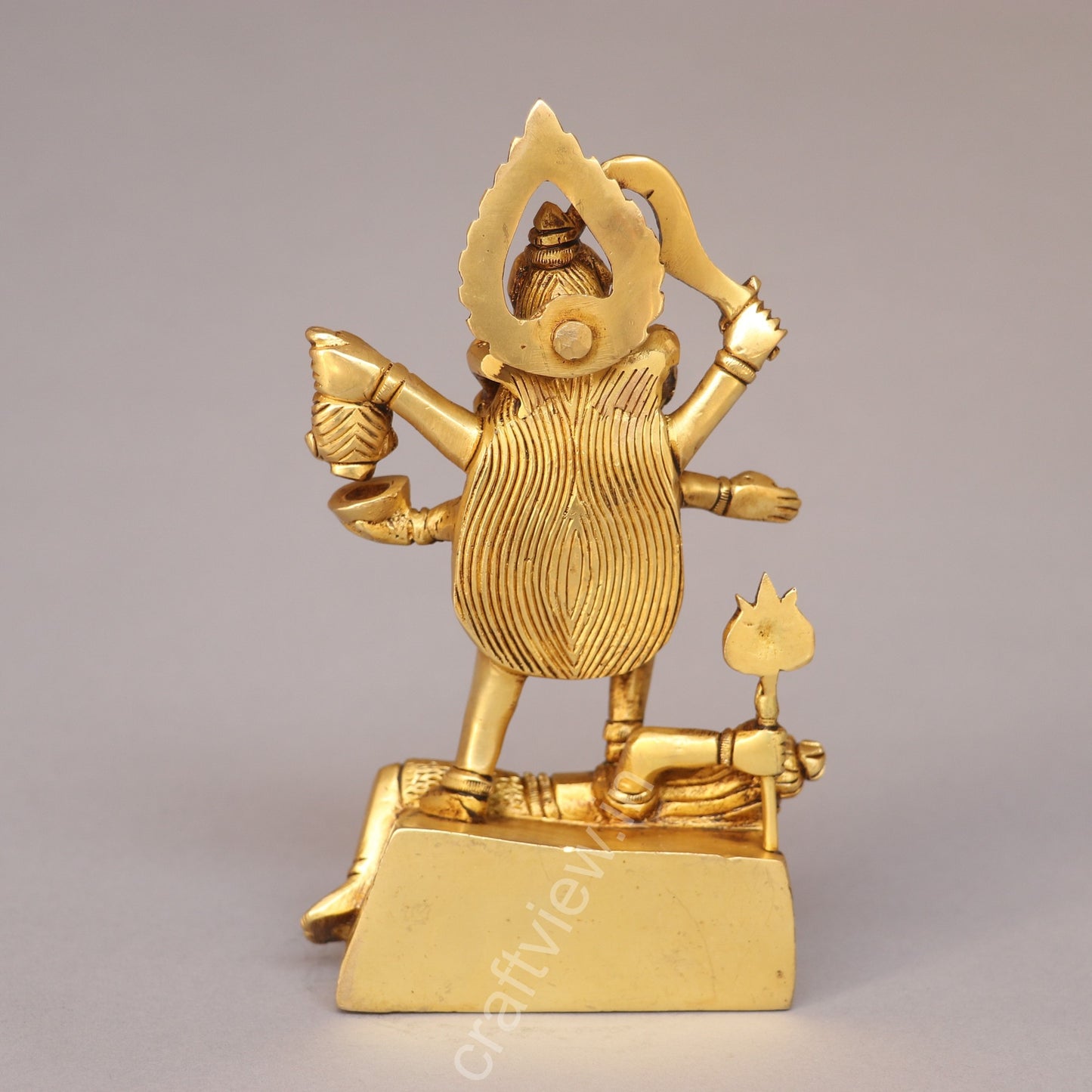 Brass Goddess Kali Idol