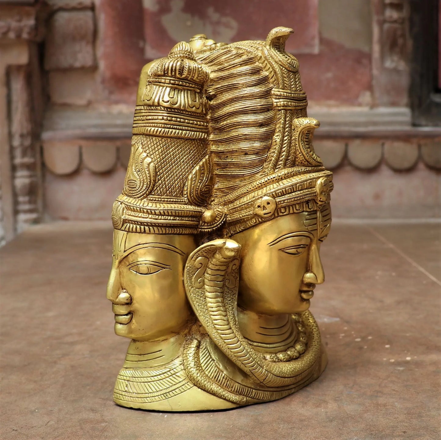 Brass Brahma Vishnu And Maheswar Idol craftsview
