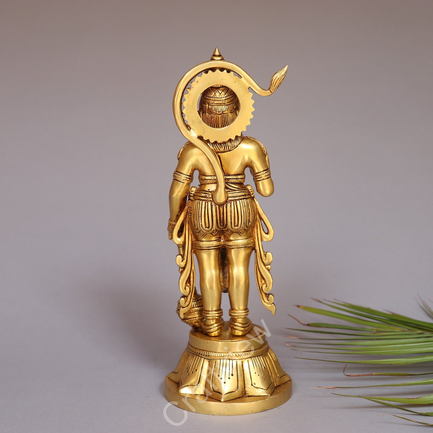 Brass Standing Lord Hanuman Statue