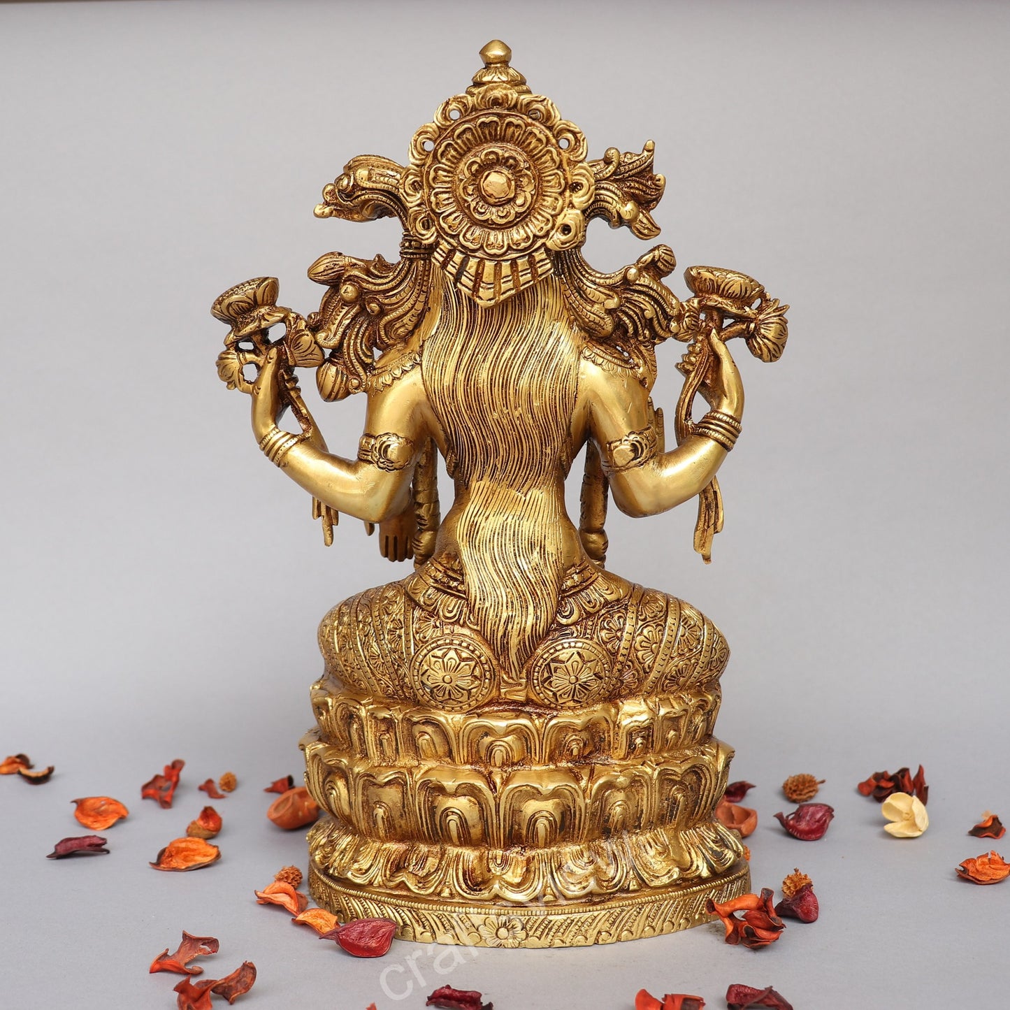 Brass Superfine Lakshmi Idol 15"
