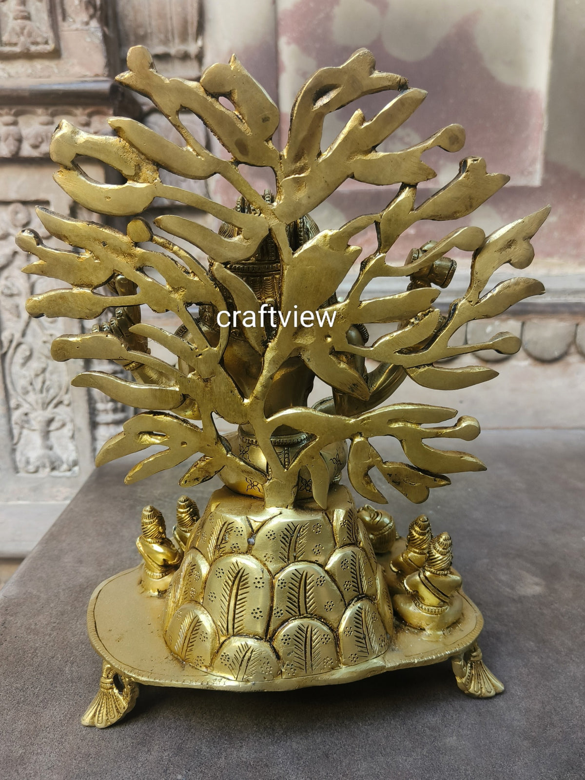 13"Dakshina Shiva Brass Idol
