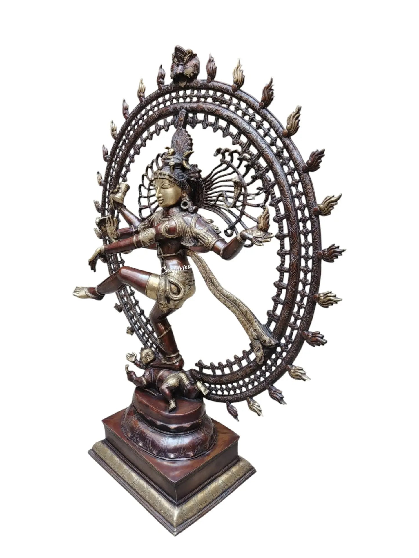 (Copy) Exquisite Lord Natraja Sculpture the Lord of Dance Shiva 48" craftsview