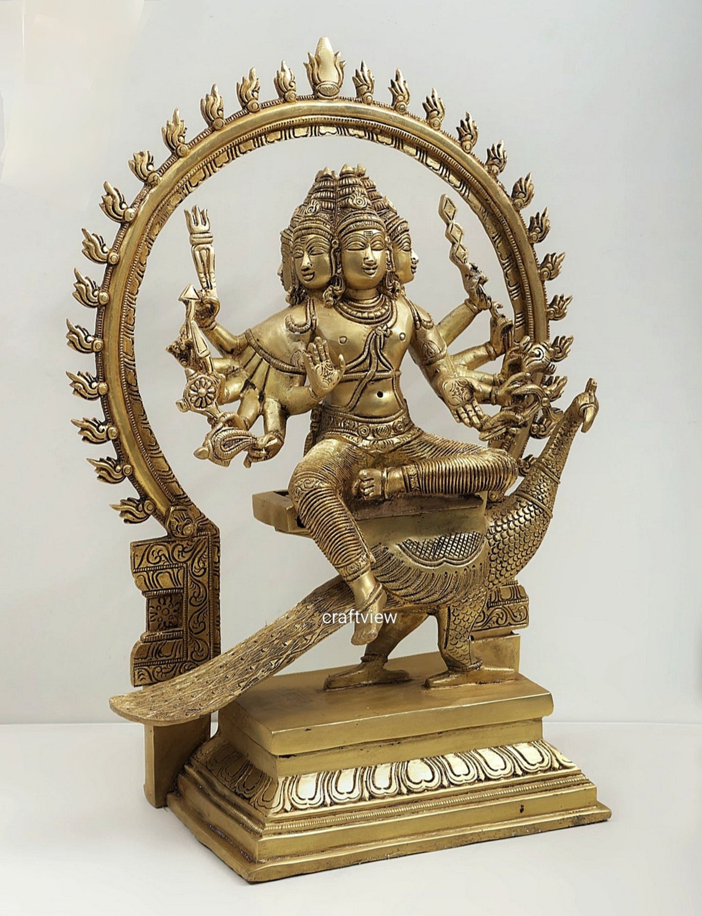 Brass Murgan Kartikeya Idol