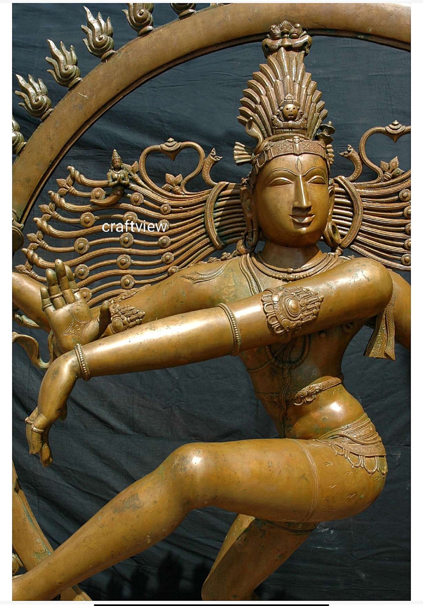 6ft Bronze Lord Natraj Sculpture the Lord of Dance Shiva.