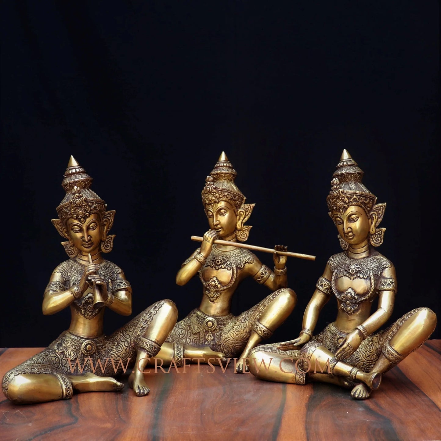 explore the hand picked collection of brass statues and décor