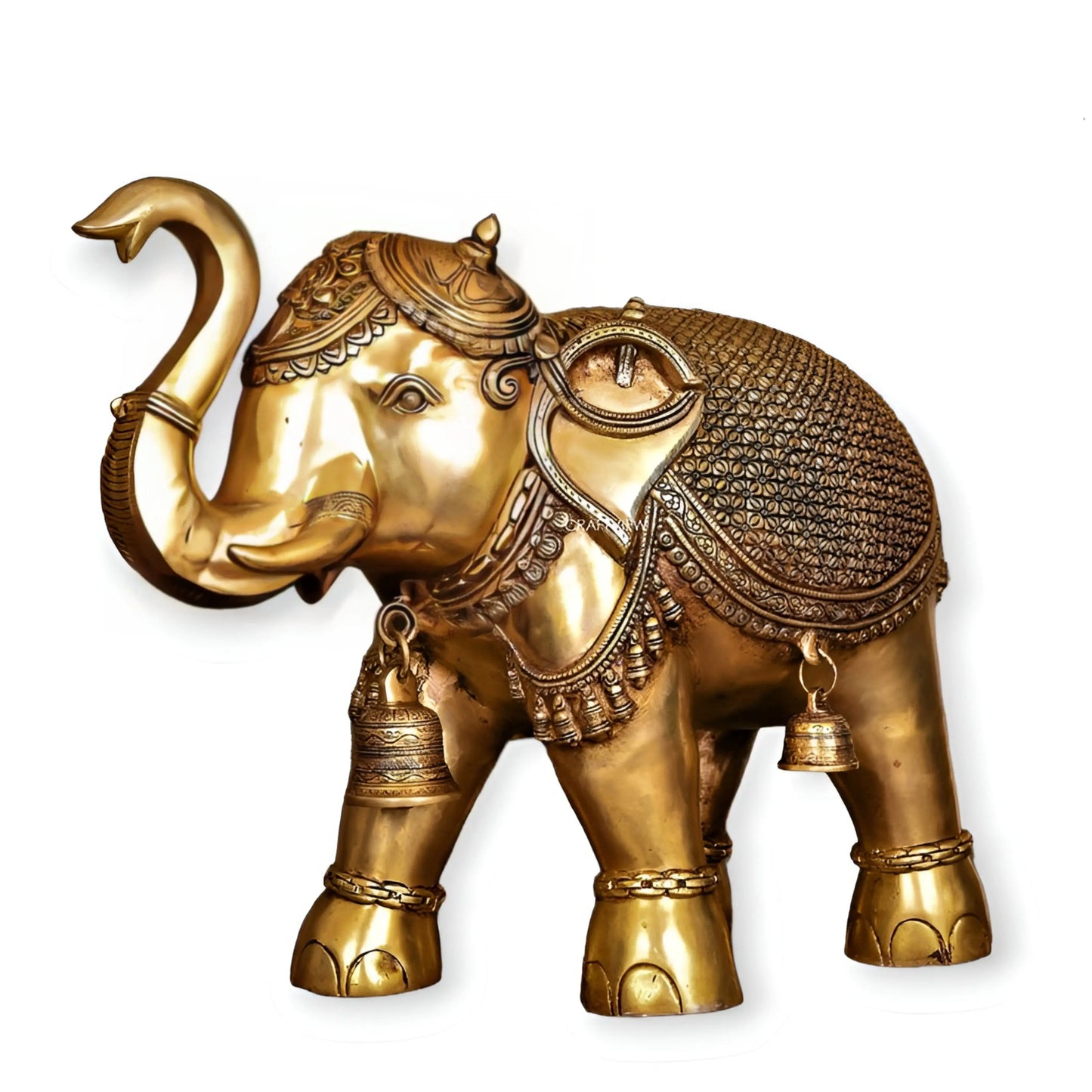 Brass Animal Elephant Sculpture 19" Craftsview