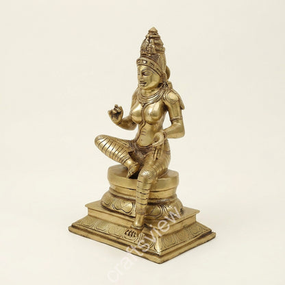 Brass Goddess Parvati Statue