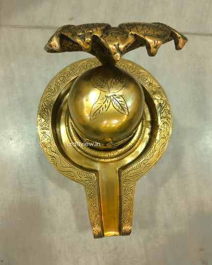 Brass Shiva lingam Idols 21"