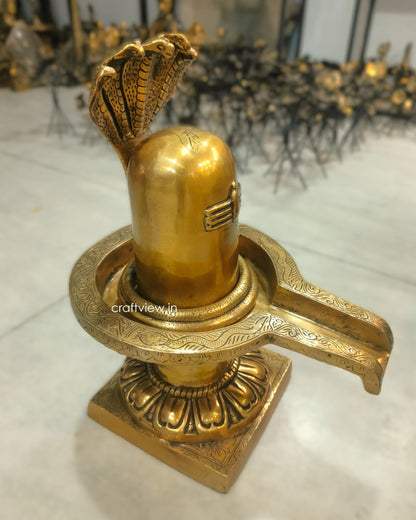 Brass Shiva lingam Idols 21"