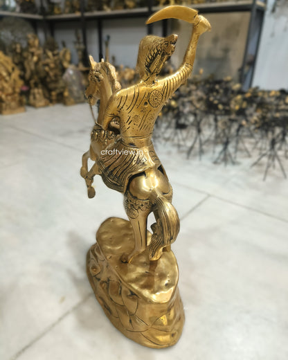 Chatrapati Sivaji Maharaj Brass Décor Idol