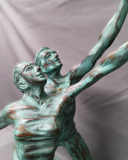 Grace in Motion: The Charm of Dance Couple Décor Idols 16"