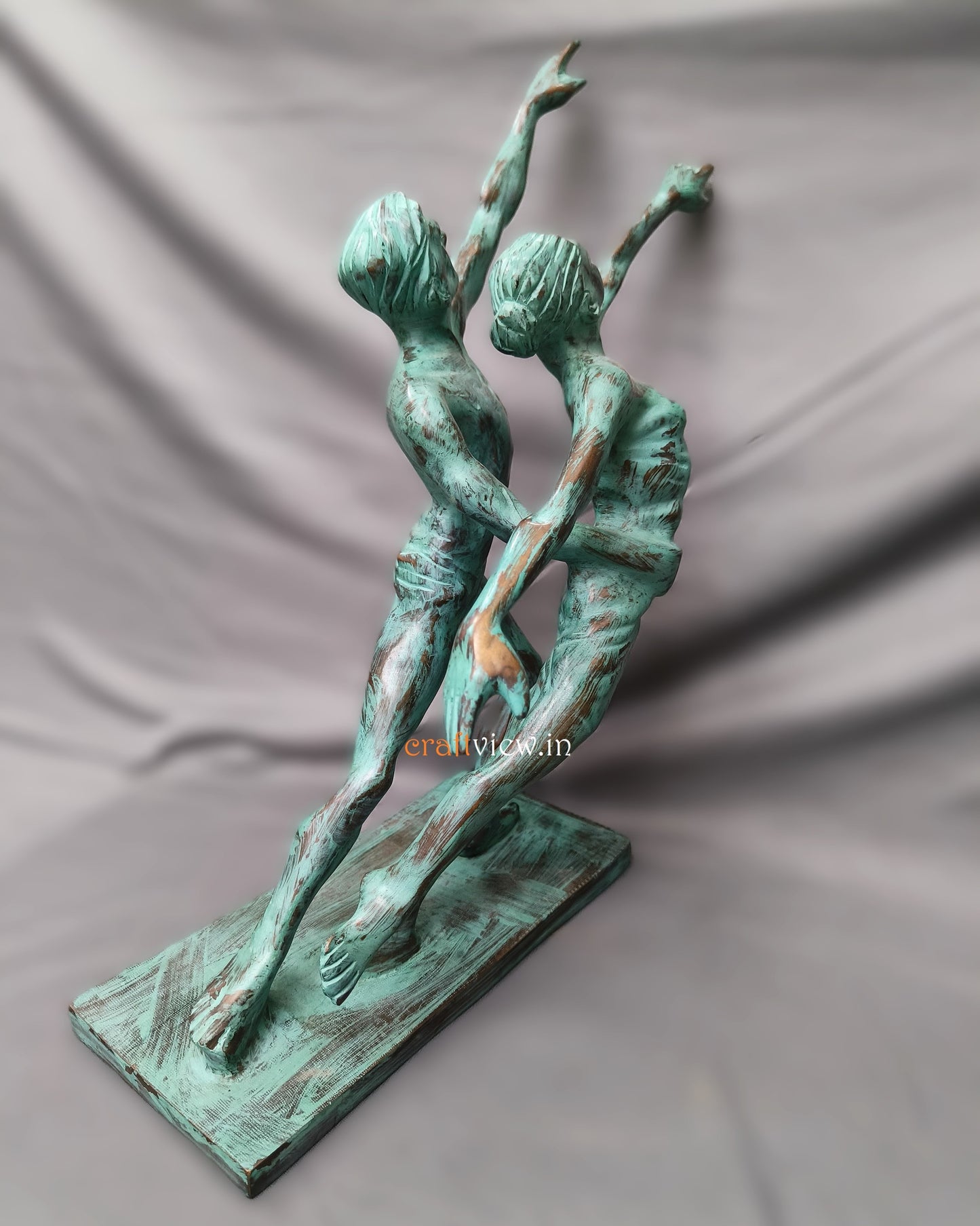 Grace in Motion: The Charm of Dance Couple Décor Idols 16"