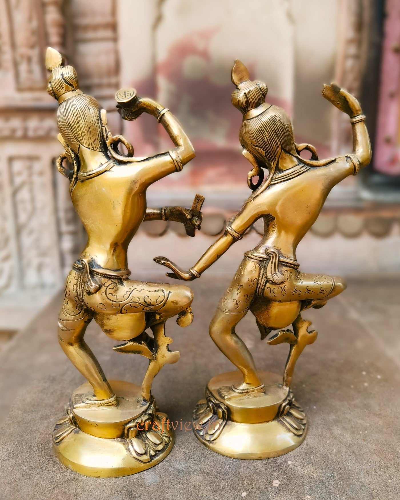Shiva Parvati Dancing Idols (15-Inch) – Divine Grace in Motion