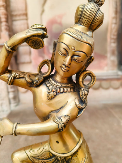 Shiva Parvati Dancing Idols (15-Inch) – Divine Grace in Motion