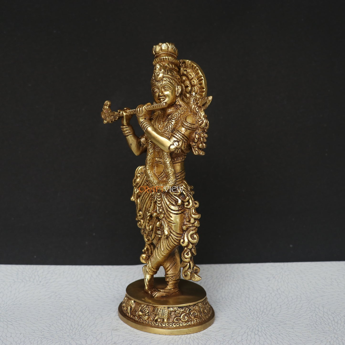 Artistic Brass Krishna Idol