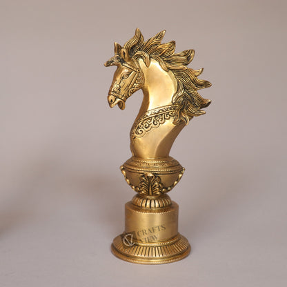 Brass Royal Elegance Chess Piece Finials – Knight, King & Bishop