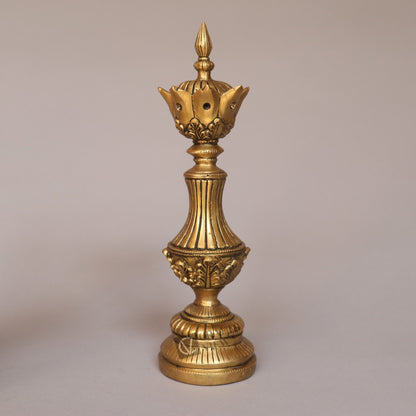 Brass Royal Elegance Chess Piece Finials – Knight, King & Bishop