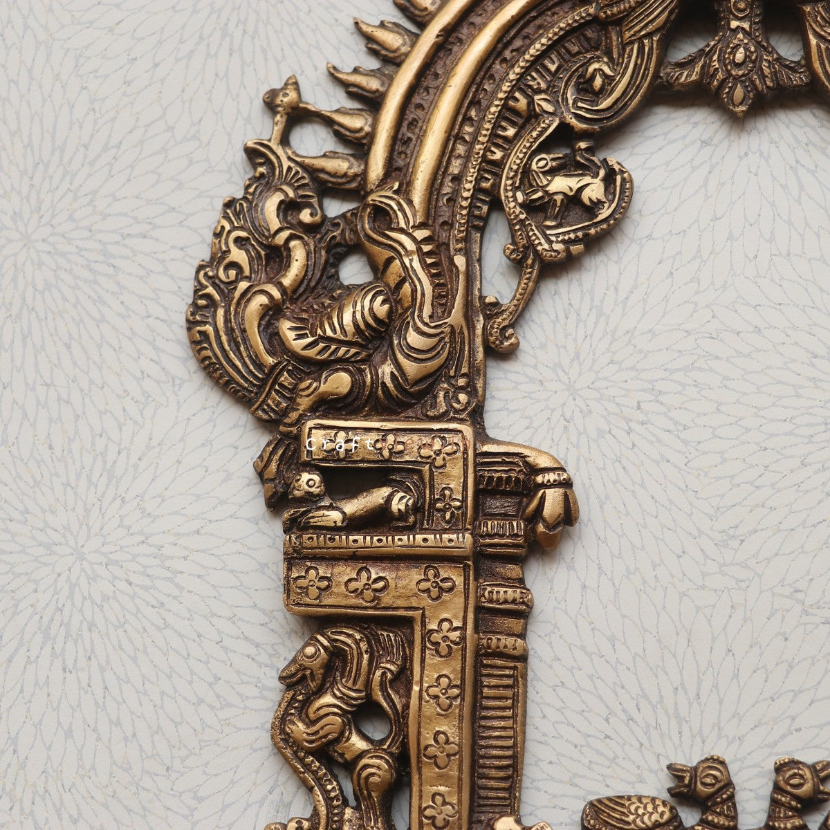 14" Brass Decorative Prabhavali Frame