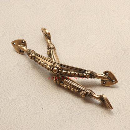 Elegance Brass Decorative Door Handle