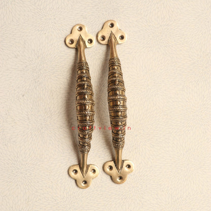 Artistic Brass Decorative Door Handle