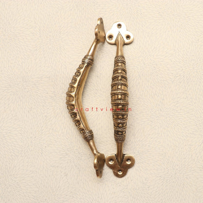 Artistic Brass Decorative Door Handle