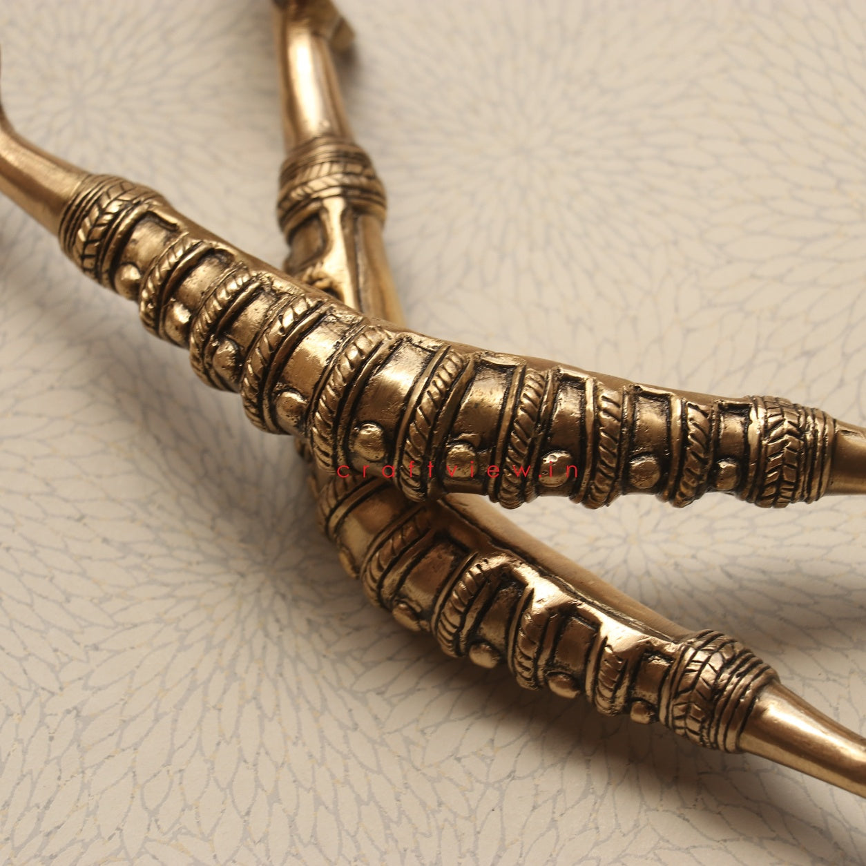 Artistic Brass Decorative Door Handle