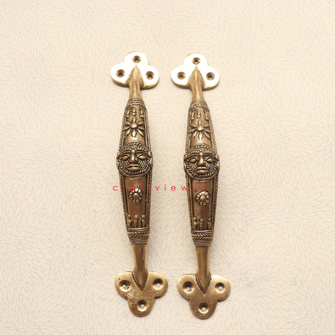 handcrafted  Brass Decorative Door Handle