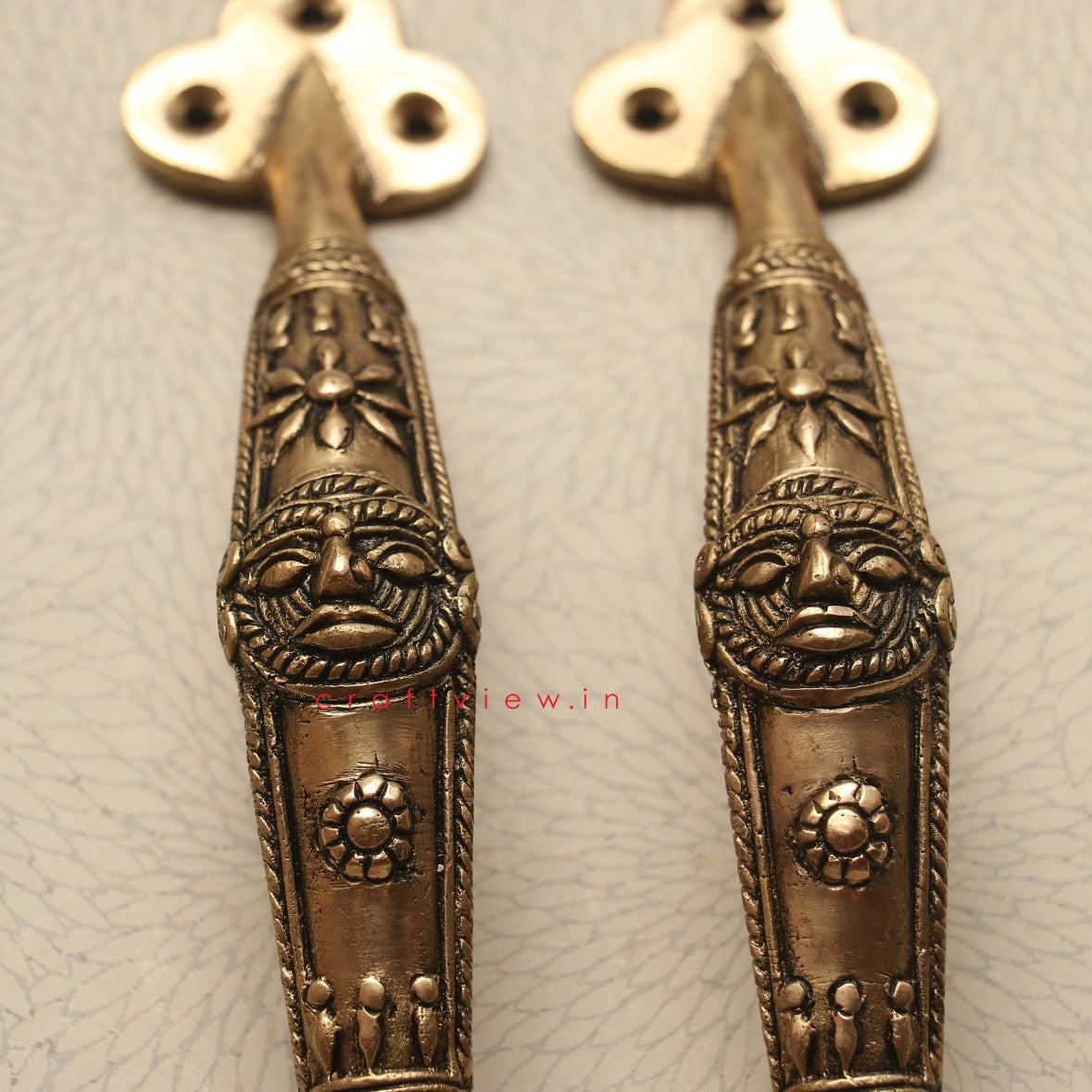 handcrafted  Brass Decorative Door Handle