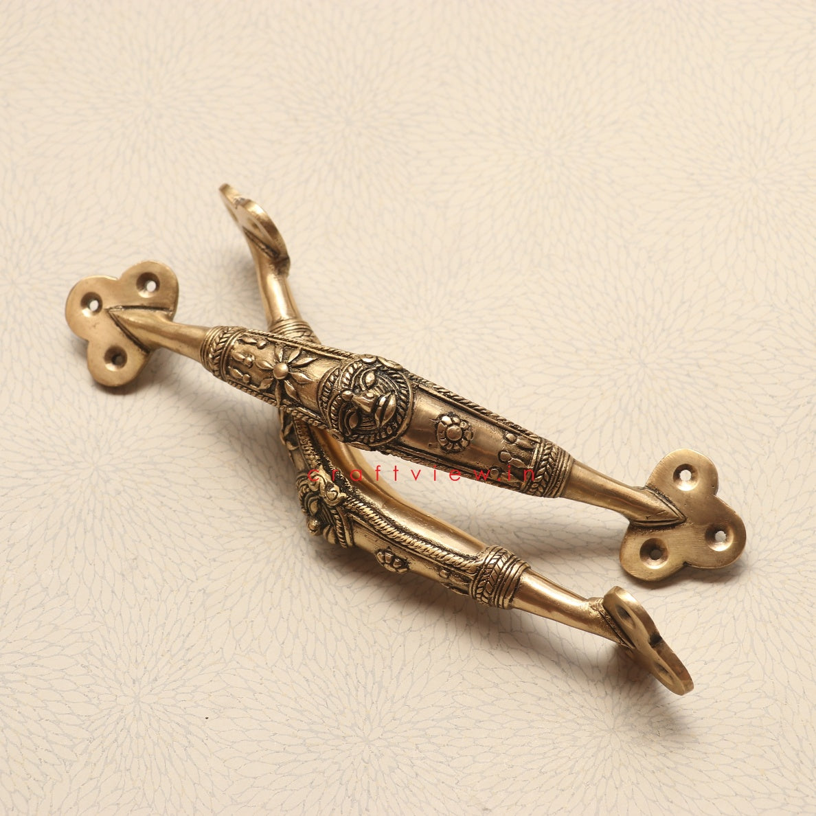 handcrafted  Brass Decorative Door Handle