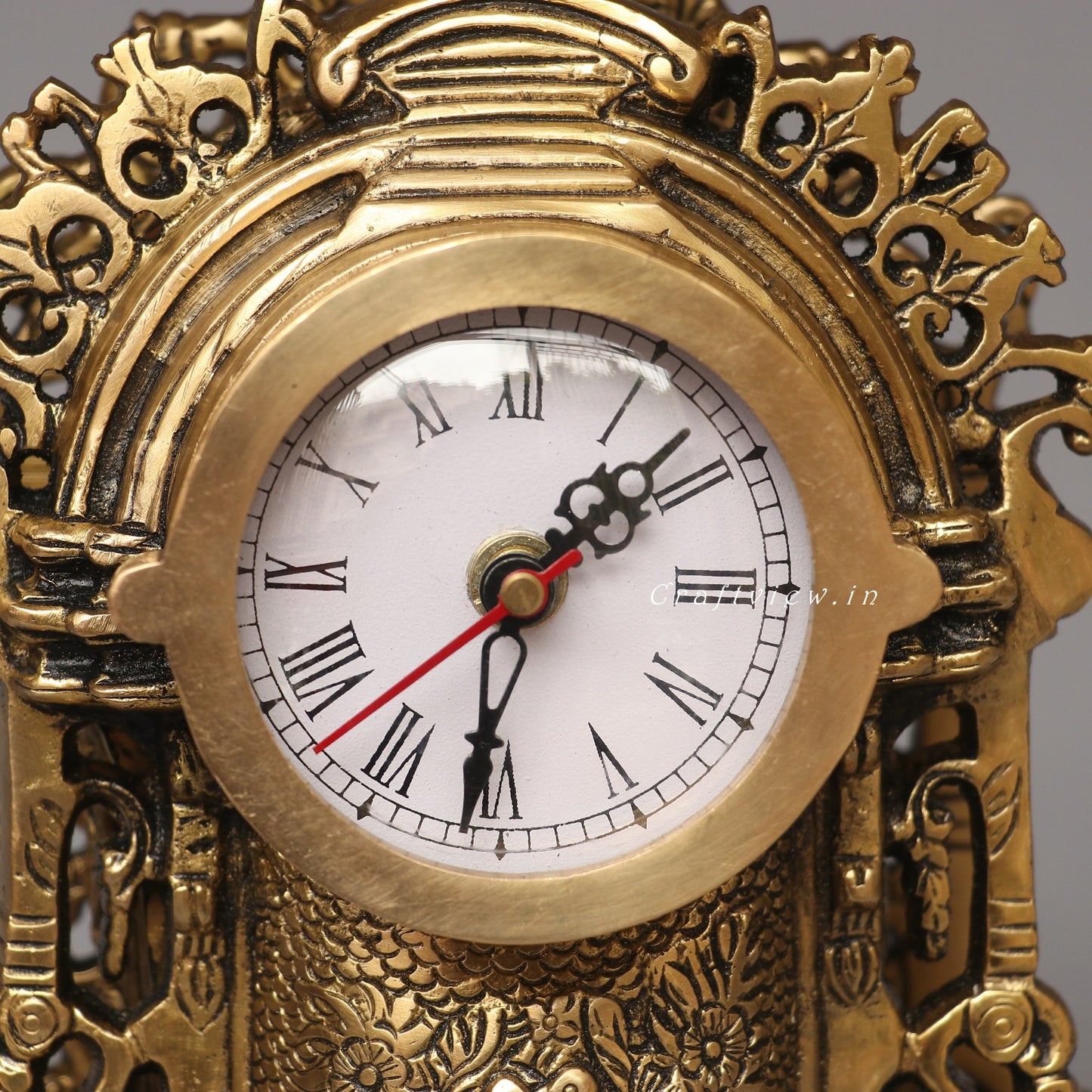 Victorian Brass Clock Tabletop Made in India