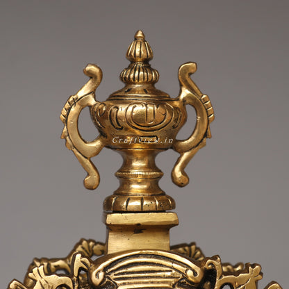 Victorian Brass Clock Tabletop Made in India