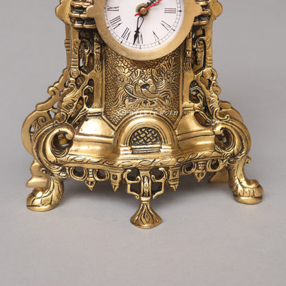 Victorian Brass Clock Tabletop Made in India