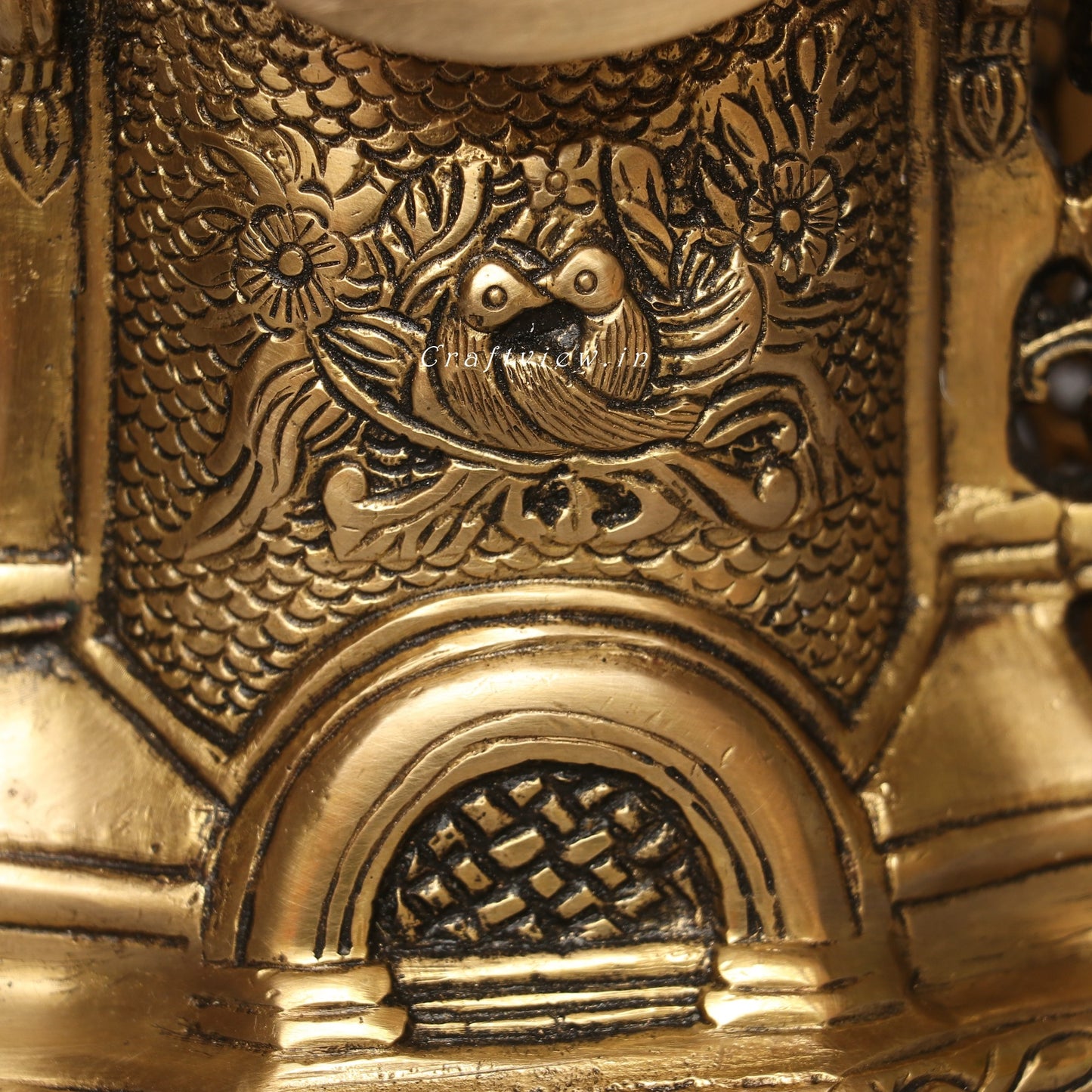 Victorian Brass Clock Tabletop Made in India