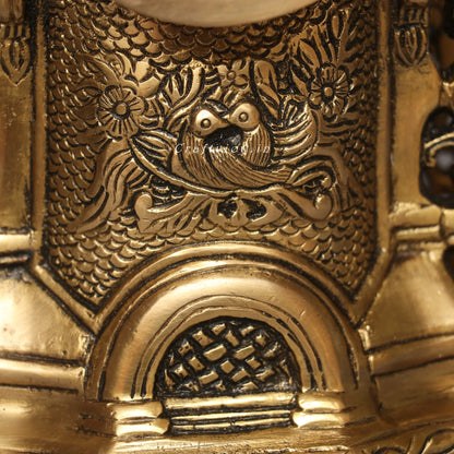 Victorian Brass Clock Tabletop Made in India