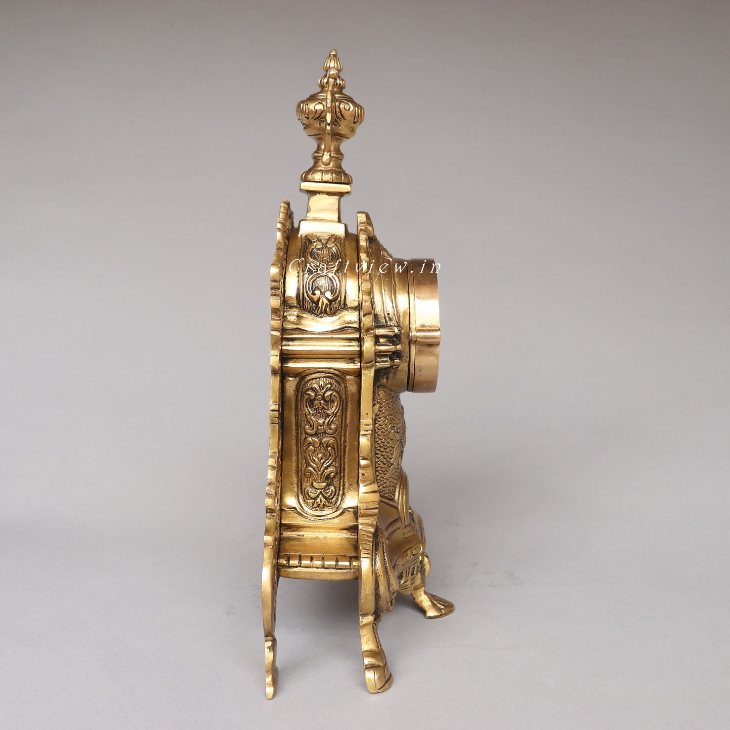 Victorian Brass Clock Tabletop Made in India