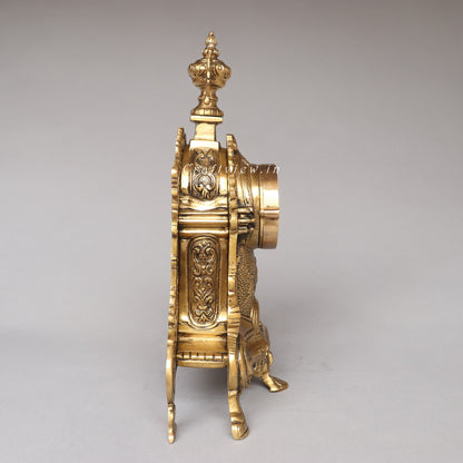 Victorian Brass Clock Tabletop Made in India