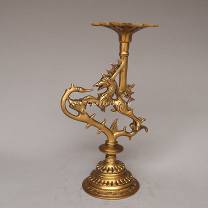 Bhunes Brass Vintage Candle Stand