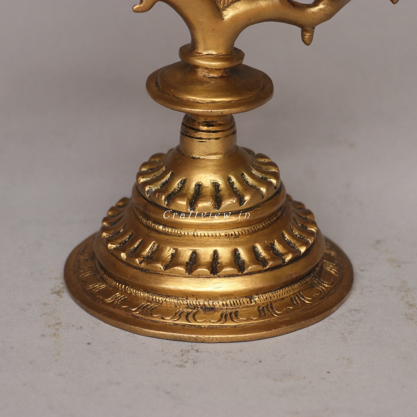 Bhunes Brass Vintage Candle Stand