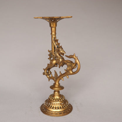 Bhunes Brass Vintage Candle Stand