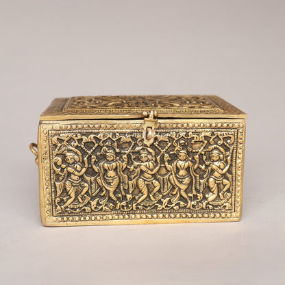 Brass Decorative Jewelry Box A Timeless Décor