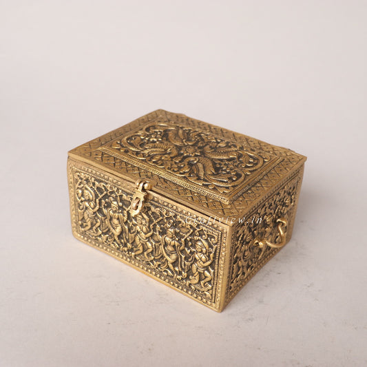 Brass Decorative Jewelry Box A Timeless Décor