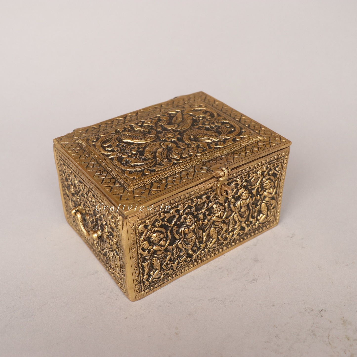Brass Decorative Jewelry Box A Timeless Décor