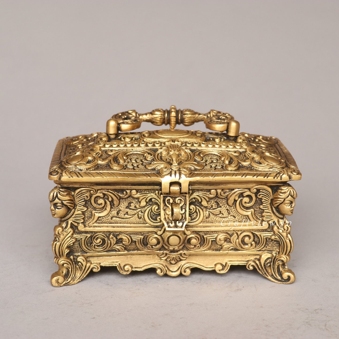Brass Decorative Jewelry Box: A Timeless Treasure