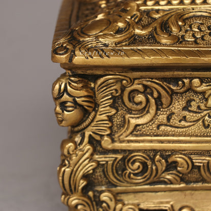 Brass Decorative Jewelry Box: A Timeless Treasure