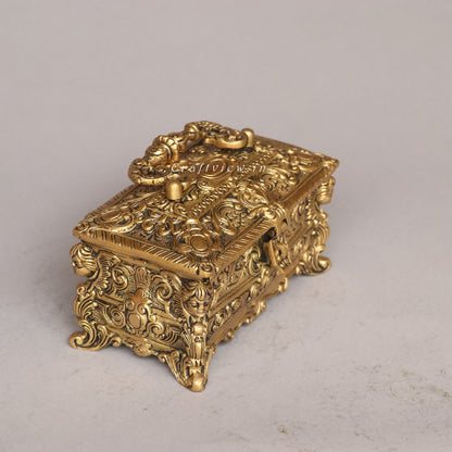 Brass Decorative Jewelry Box: A Timeless Treasure
