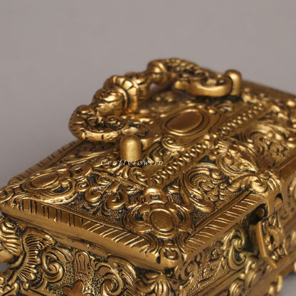 Brass Decorative Jewelry Box: A Timeless Treasure