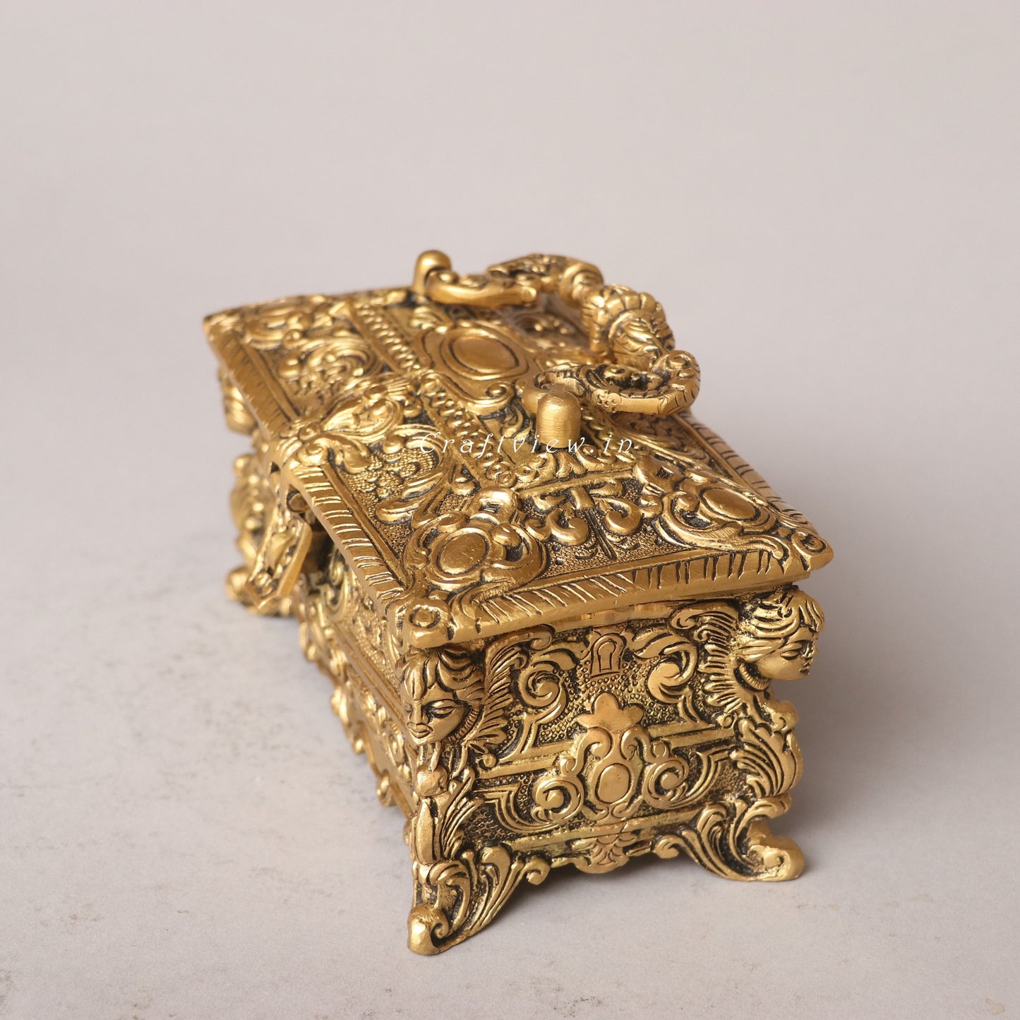 Brass Decorative Jewelry Box: A Timeless Treasure