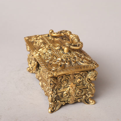 Brass Decorative Jewelry Box: A Timeless Treasure